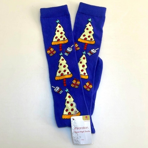 ❤️ 🆕 XHILARATION Holiday Fast-food Socks Size 4-10 - Picture 2 of 4